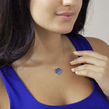 Personalised Crystal Heart Necklace for Mother - Family Name Necklaces