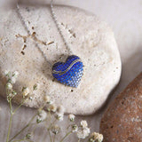 Personalised Crystal Heart Necklace for Mother - Family Name Necklaces
