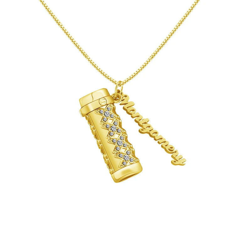 Personalized Crystal Name Necklace for Women
