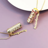 Personalized Crystal Name Necklace for Women