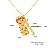 Personalized Crystal Name Necklace for Women