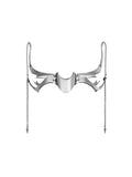 CyberPunk Mask Liquid Silver Earring