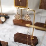 Dangle Earrings Display Metal Rack T Bar Stand Ring Jewelry Hanger Organizer