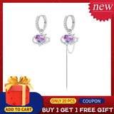 Dangle Earrings Sterling Silver 925 Christmas Style Hypoallergenic Jewelry
