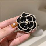 Camellia Pearl Brooch For Woman Wedding Collar Buckle Clothing Accessories