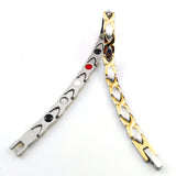 Magnetic Stone Chain Bracelets Stainless Steel Wedding Jewelry