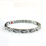 Magnetic Stone Chain Bracelets Stainless Steel Wedding Jewelry