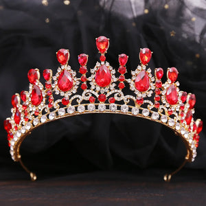 Crystal Women Tiaras Rhinestone Wedding Headpiece Pageant Hair Jewelry