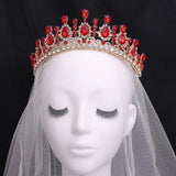 Crystal Women Tiaras Rhinestone Wedding Headpiece Pageant Hair Jewelry