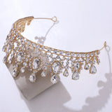 Crystal Women Tiaras Rhinestone Wedding Headpiece Pageant Hair Jewelry