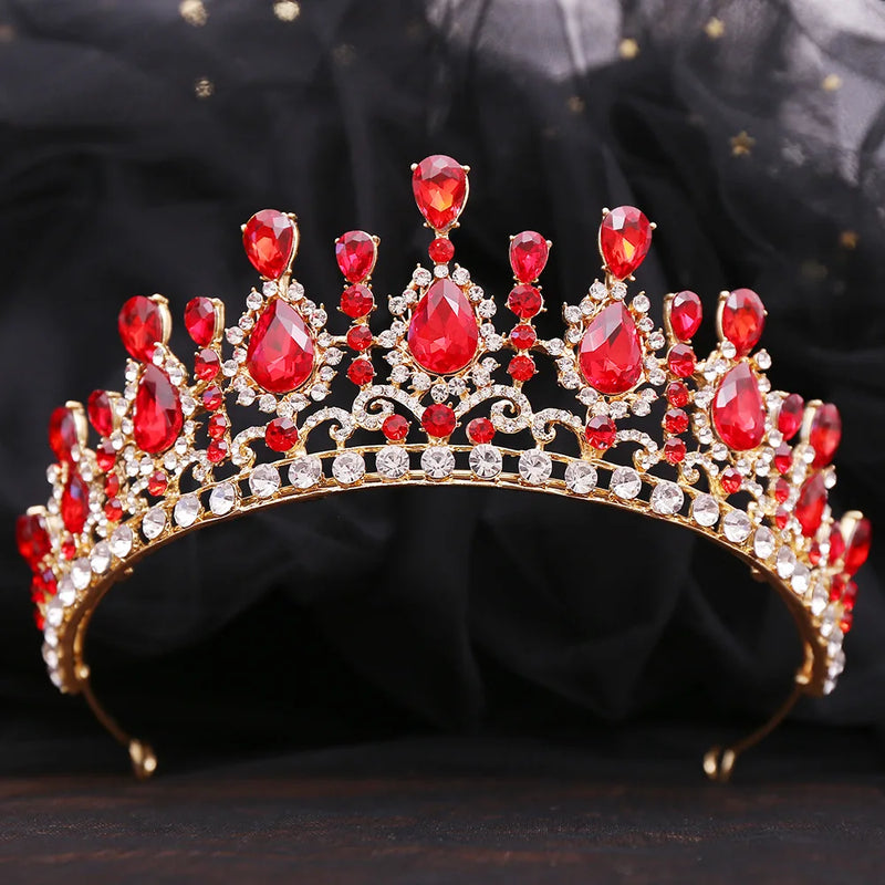 Crystal Women Tiaras Rhinestone Wedding Headpiece Pageant Hair Jewelry