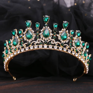 Crystal Women Tiaras Rhinestone Wedding Headpiece Pageant Hair Jewelry