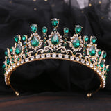 Crystal Women Tiaras Rhinestone Wedding Headpiece Pageant Hair Jewelry