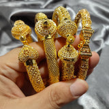 Dubai 24k Bangles For Women Girls African Wedding Width Bride Bangles