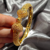 Dubai 24k Bangles For Women Girls African Wedding Width Bride Bangles