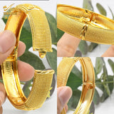 Dubai Bangles For Women 24K Plated Indian African Bracelets