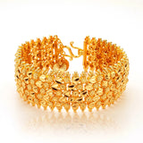 Dubai Bangles For Women 24K Plated Indian African Charm Bracelets