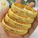 Dubai Bangles For Women 24K Plated Indian African Bracelets