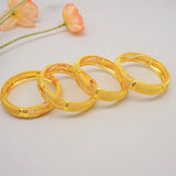 Dubai Bangles For Women African Arabic Charm Wedding Ethiopian Jewelry