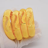 Dubai Bangles For Women African Arabic Charm Wedding Ethiopian Jewelry