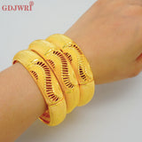 Dubai Bangles For Women African Arabic Charm Wedding Ethiopian Jewelry