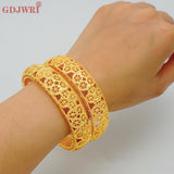 Dubai Bangles For Women Indian African Hard Bracelets Charm