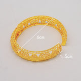 Dubai Bangles For Women Indian African Hard Bracelets Charm