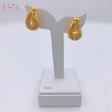Dubai African Wedding Jewelry Set Necklace Bracelet Earrings Ring