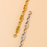 Dubai Stainless Steel Bracelet Chunky Chain Party Gift Jewelry