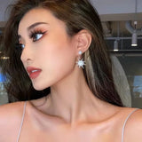 Personalized Flash Diamond Zircon Earrings