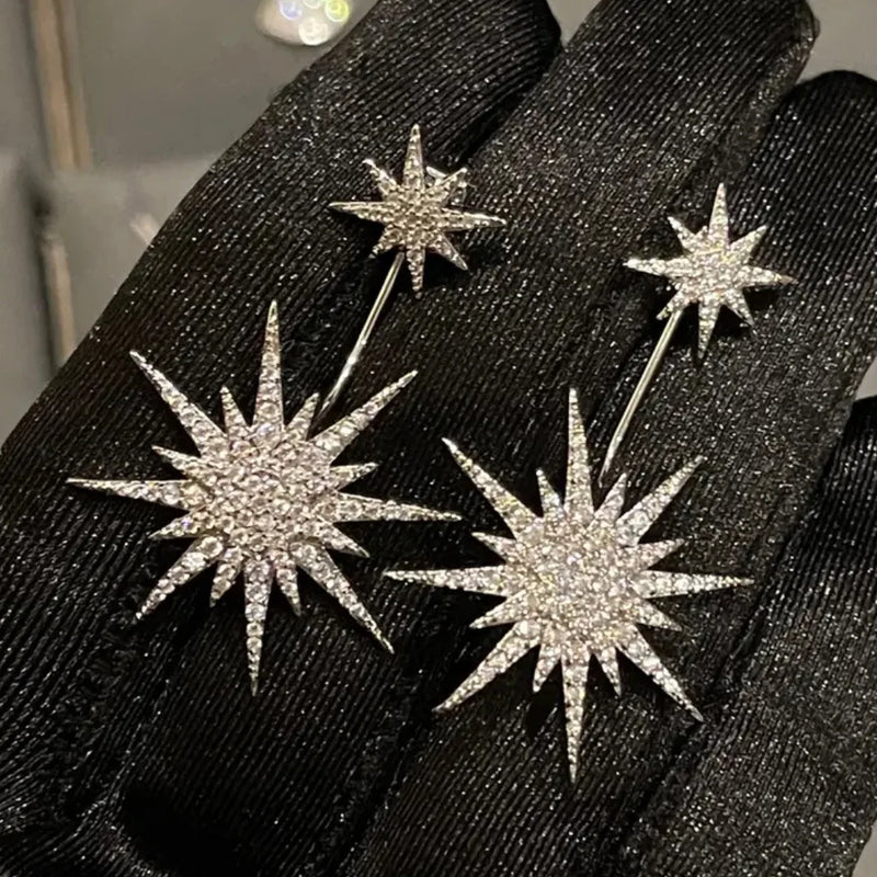 Personalized Flash Diamond Zircon Earrings