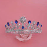 Crystal Bridal Tiara Wedding Quinceanera Pageant Hair Jewelry