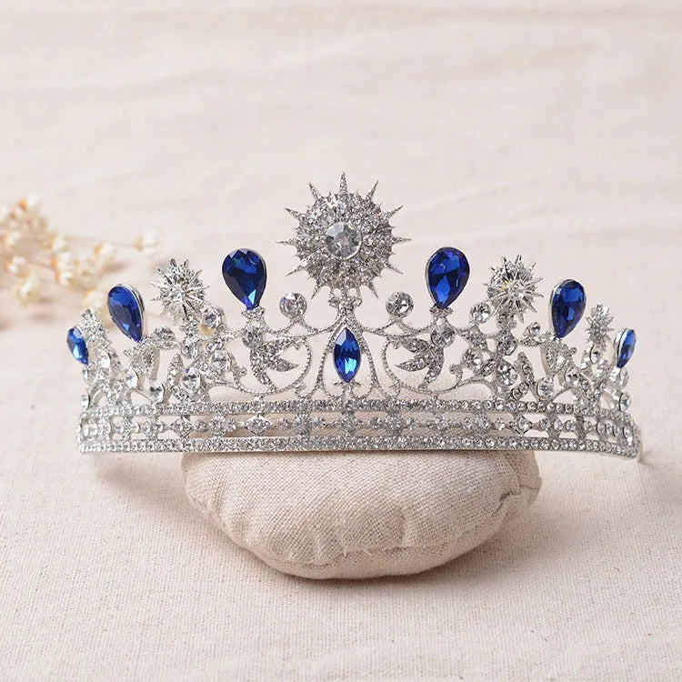 Crystal Bridal Tiara Wedding Quinceanera Pageant Hair Jewelry