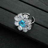 Brazil CZ Stackable Rings for Women Wedding Adjustable Bohemian Beach Jewelry