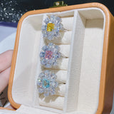 Brazil CZ Stackable Rings for Women Wedding Adjustable Bohemian Beach Jewelry