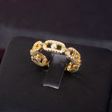 Brazil CZ Wedding Stackable Rings for Women, Bohemian Beach Jewelry