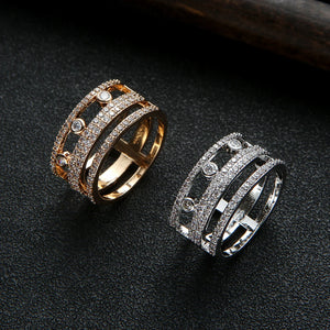 Brazil Wedding CZ Stackable Rings for Women