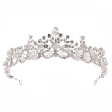 Crystal Pearl Bridal Crown Woman Tiaras Hair Jewelry Bride Headbands