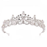 Crystal Pearl Bridal Crown Woman Tiaras Hair Jewelry Ornaments