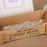 Crystal Pearl Bridal Crown Woman Tiaras Hair Ornaments Headbands Wedding Party