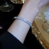 Adjustable Cuff Bangle Plated Open Bracelet Women's Party
