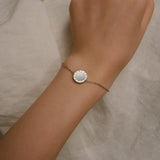 Roman Numeral Double Sided Bracelet Stainless Steel Wedding Jewelry