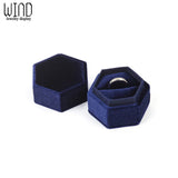 Engagement Ring Earring Box Velvet Single Slot Wedding Supplies