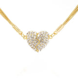 Magnetic Love Necklace Choker Heart Pendant Jewellery