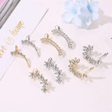 Bohemian Glass Rhinestone Ear Cuff Wrap Earrings