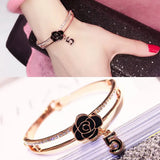 Crystal Rhinestone Letter 5 Bangle Bracelet Wedding Jewelry