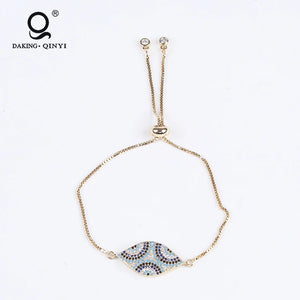 Colorful Eyes Zircon Ball Charm Bracelet For Women