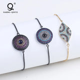 Colorful Eyes Zircon Ball Charm Bracelet For Women