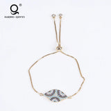 Colorful Eyes Zircon Ball Charm Bracelet For Women