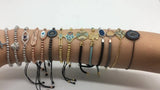 Colorful Eyes Zircon Ball Charm Bracelet For Women